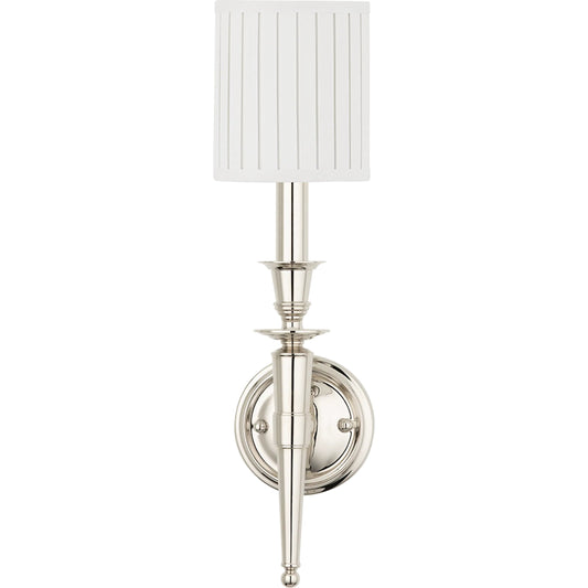 Abington Wall Sconce by Hudson Valley. Made from brass in a traditional style.