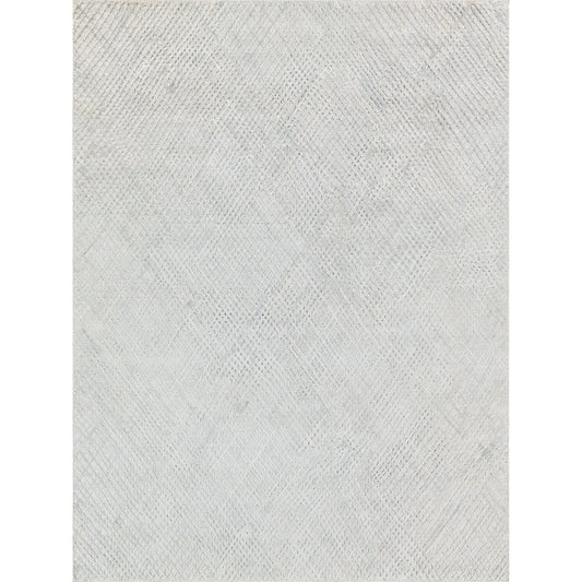 Crescendo 4901 Rug by Exquisite Rugs in white. Made from bamboo silk and cotton in a unique style.