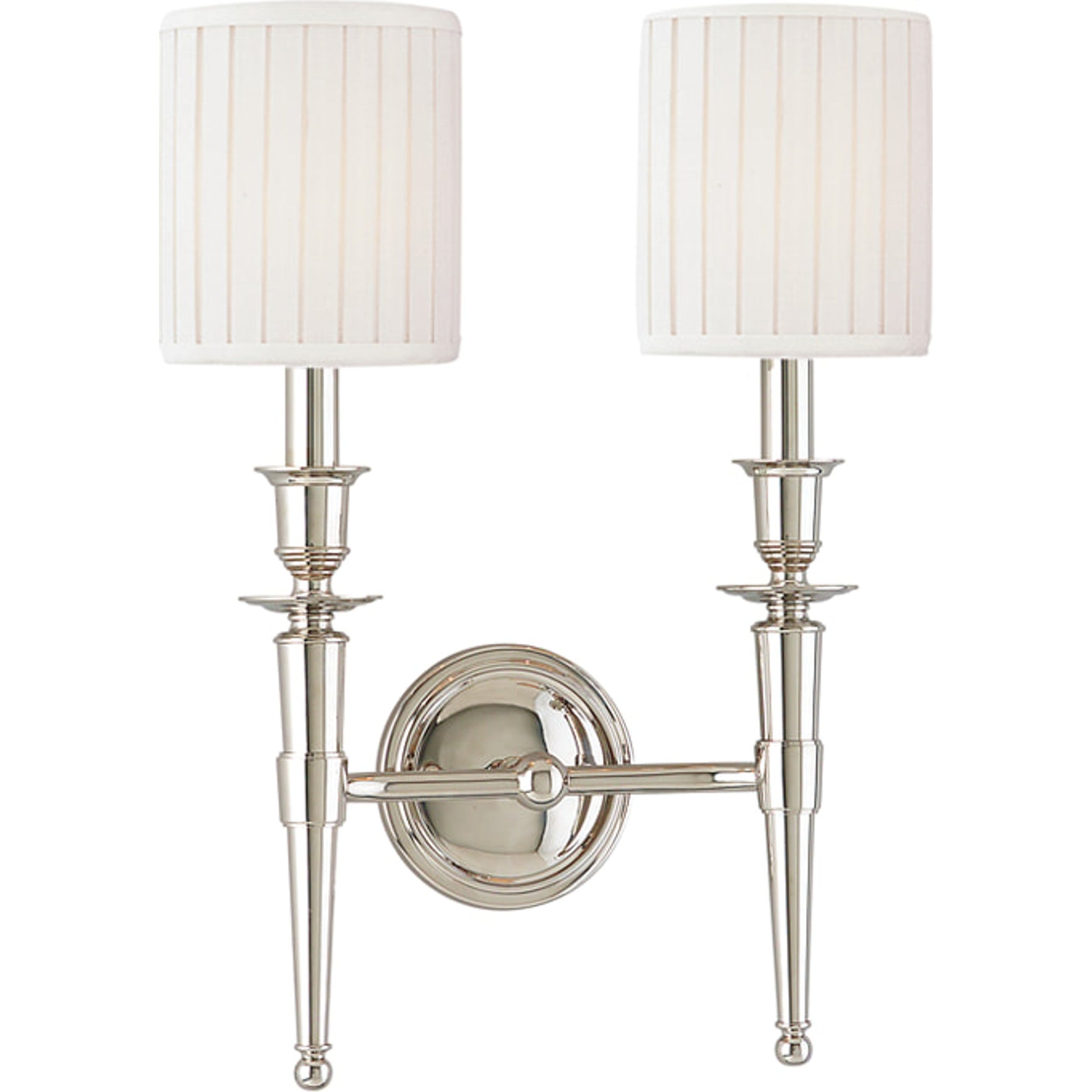 Abington Wall Sconce by Hudson Valley. Made from brass in a traditional style.