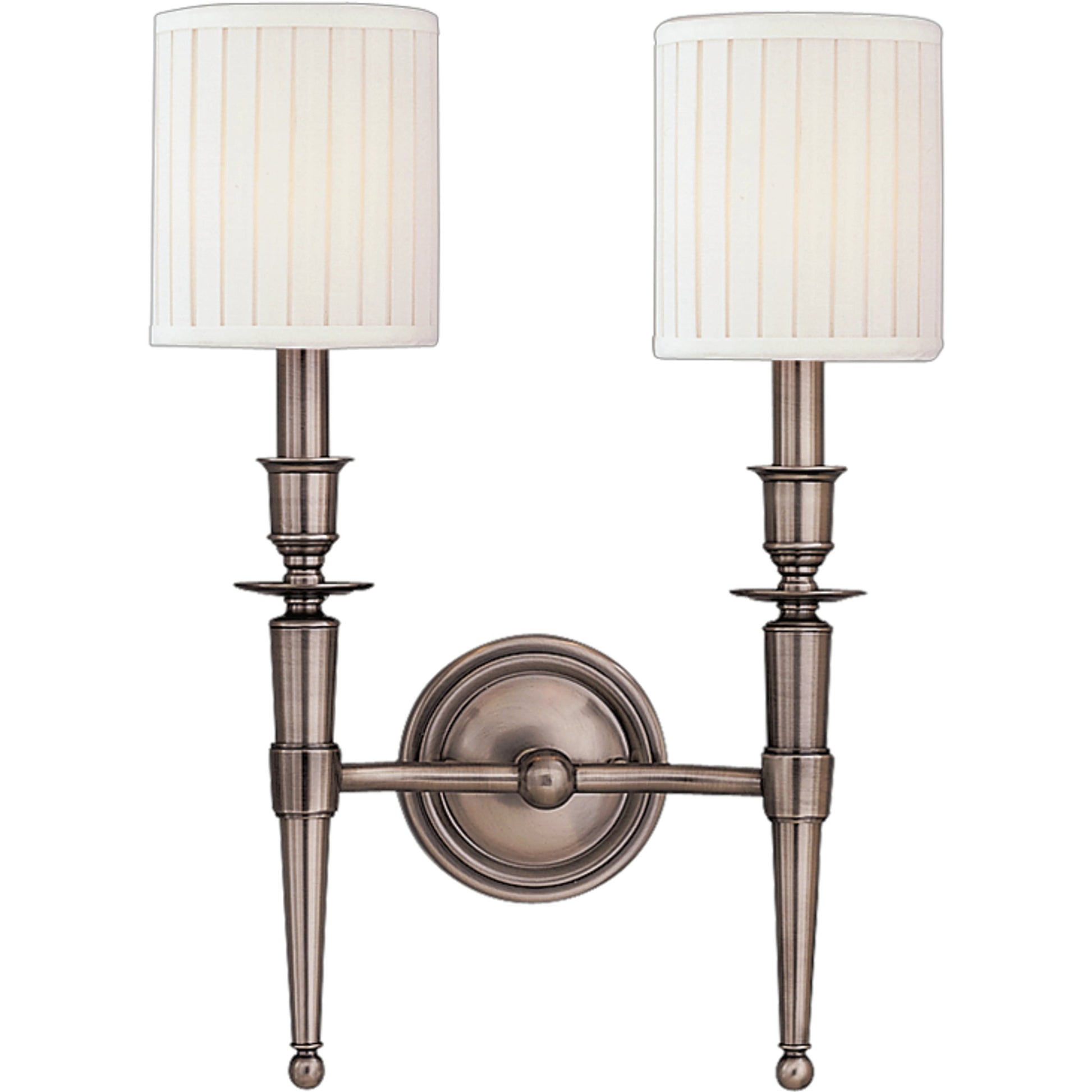 Abington Wall Sconce by Hudson Valley. Made from brass in a traditional style.