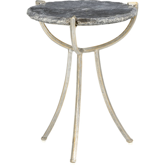 Global Table by Wildwood in gray, silver. Made from stone in a eclectic & global style.