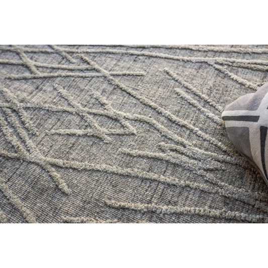Crescendo 4903 Rug by Exquisite Rugs in beige. Made from bamboo silk in a unique style.