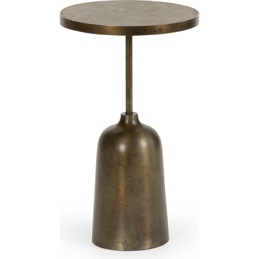 Rothko Table by Wildwood in brown. Made from iron, concrete in a modern style.