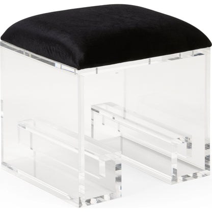 Mykonos Stool by Wildwood in black, clear. Made from unique in a modern style.