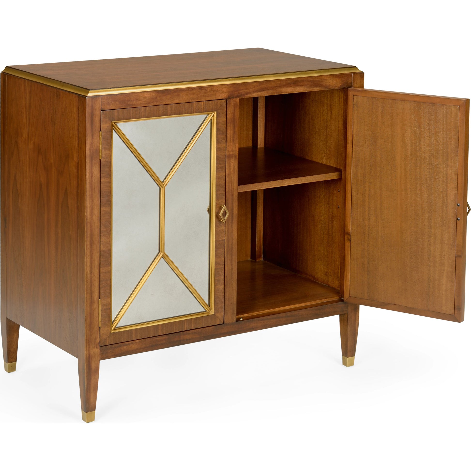 Amanda Cabinet by Wildwood in walnut, antique. Made from unique in a traditional style.