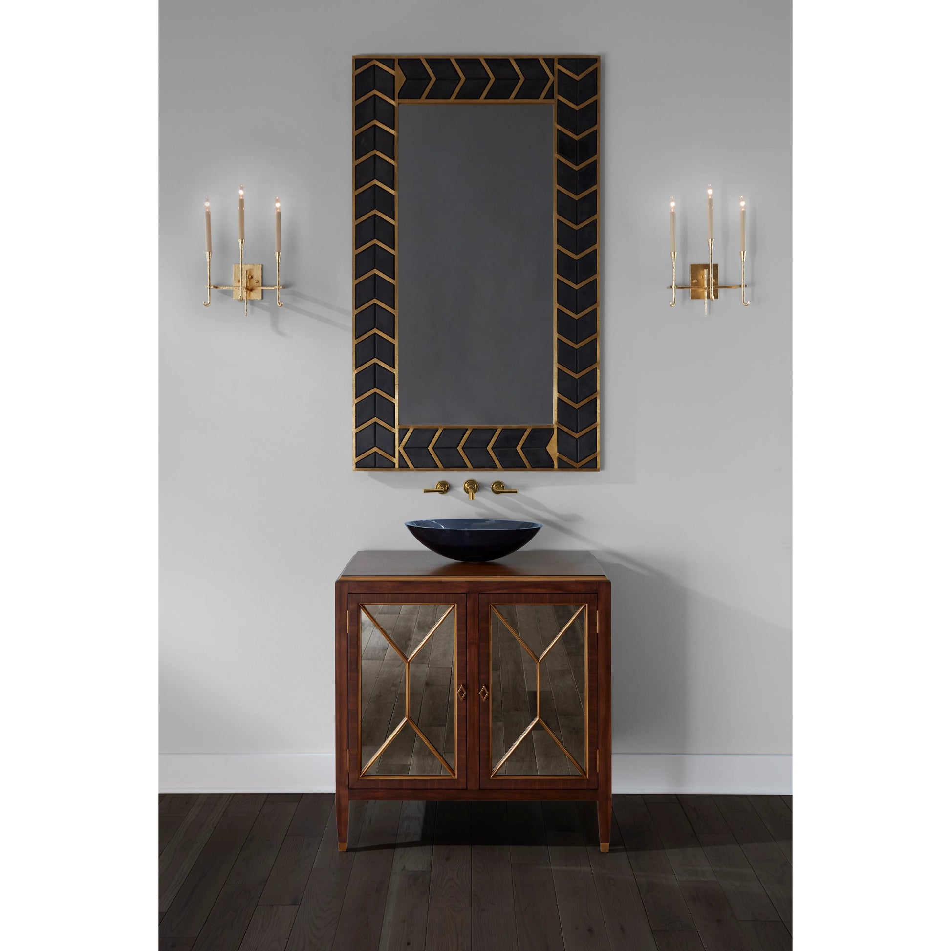 Amanda Cabinet by Wildwood in walnut, antique. Made from unique in a traditional style.