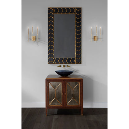 Amanda Cabinet by Wildwood in walnut, antique. Made from unique in a traditional style.
