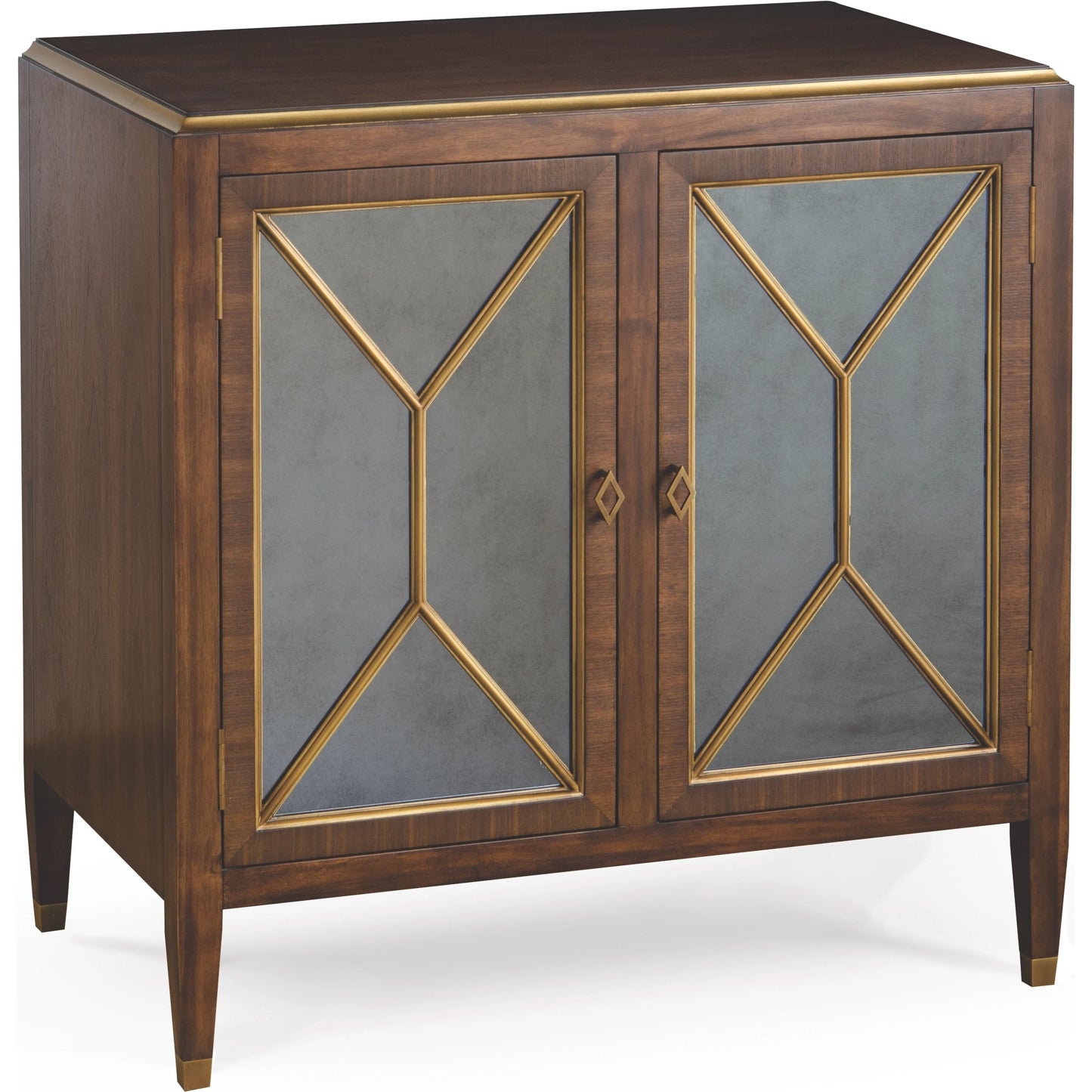 001 SI-2106110 | Primary Silo | Amanda Cabinet by Wildwood in walnut, antique. Made from unique in a traditional style.
