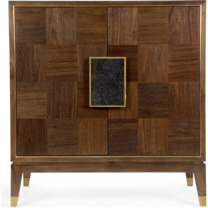 Andros Black Walnut Cabinet by Wildwood in black walnut, antique. Made from unique in a transitional style.
