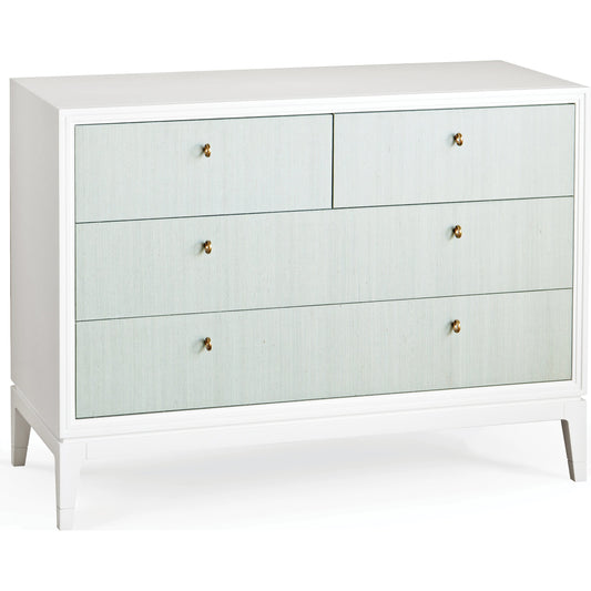 Bimini Abaca Cabinet by Wildwood in white, aqua. Made from unique in a modern style.