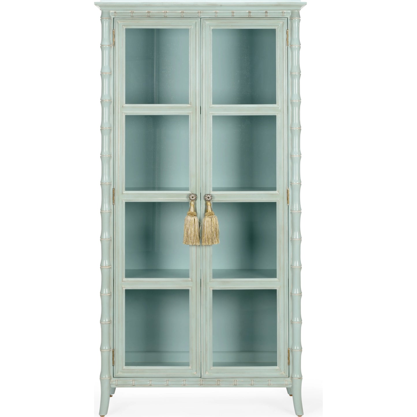 002 SI-2106119 | Additional Silo | Cape Cod Linen Cabinet by Wildwood in blue, whitewashed. Made from unique in a modern style.