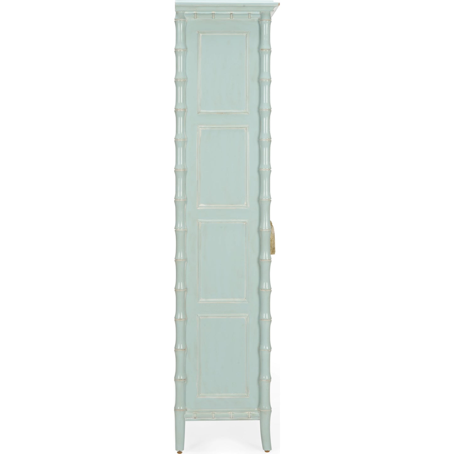 003 SI-2106119 | Additional Silo | Cape Cod Linen Cabinet by Wildwood in blue, whitewashed. Made from unique in a modern style.