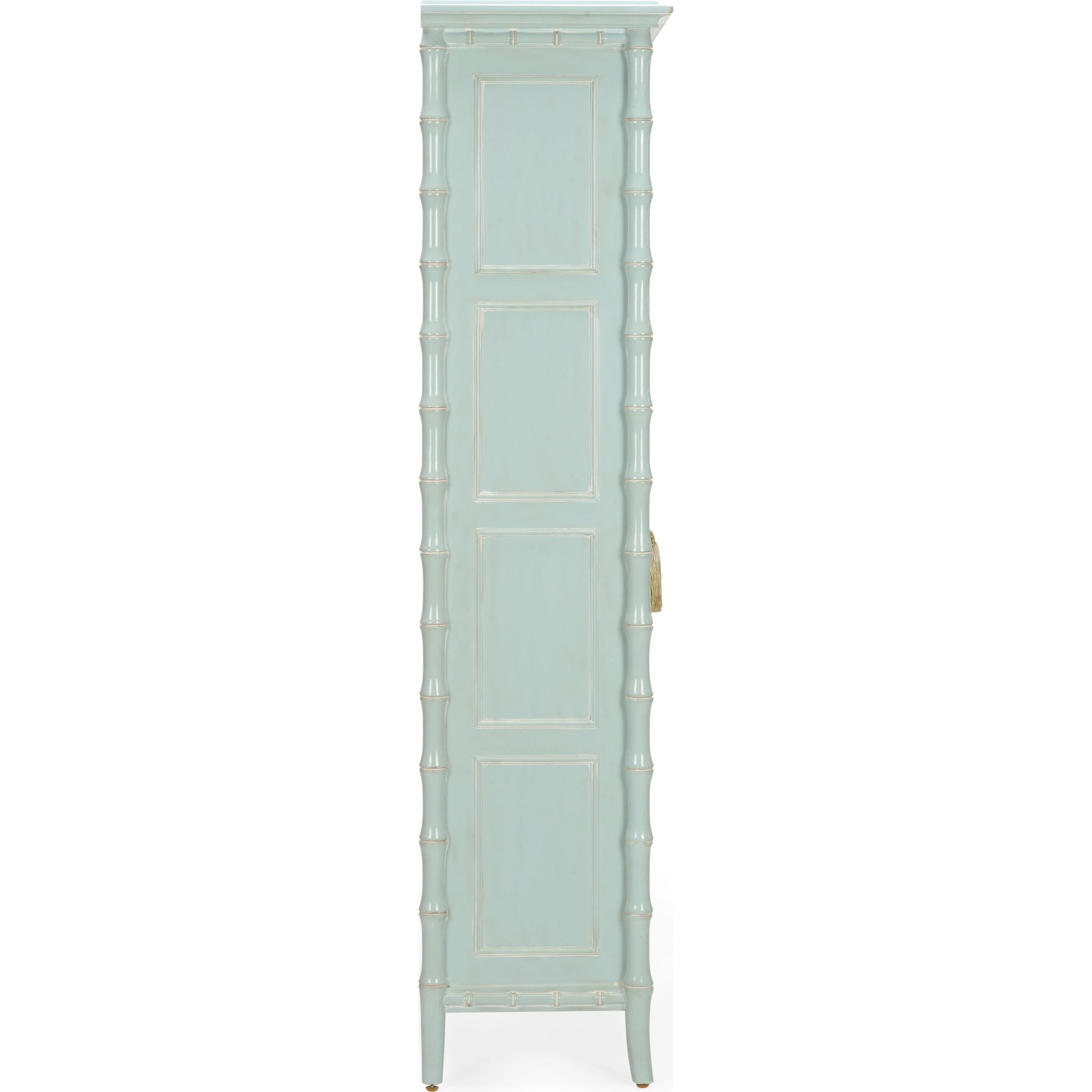 Cape Cod Linen Cabinet by Wildwood in blue, whitewashed. Made from unique in a modern style.