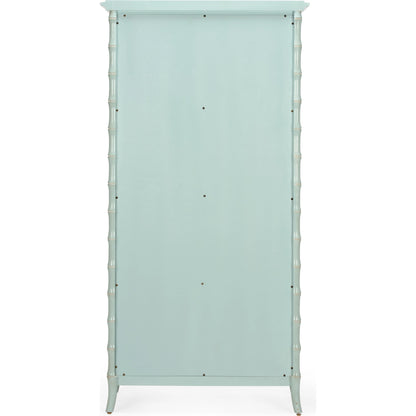 Cape Cod Linen Cabinet by Wildwood in blue, whitewashed. Made from unique in a modern style.