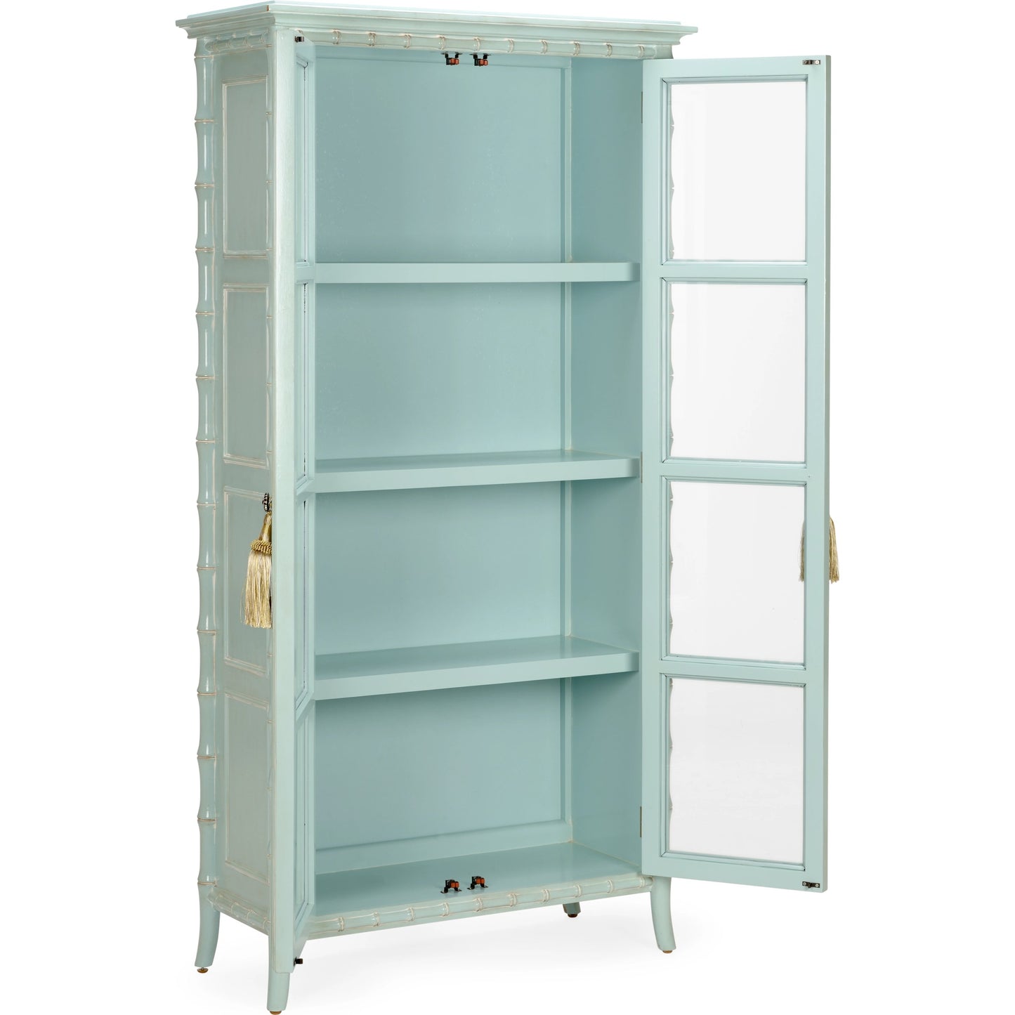 005 SI-2106119 | Additional Silo | Cape Cod Linen Cabinet by Wildwood in blue, whitewashed. Made from unique in a modern style.