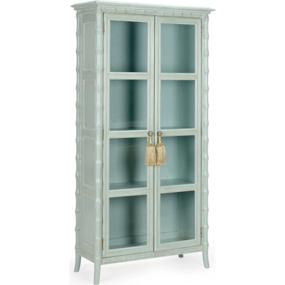Cape Cod Linen Cabinet by Wildwood in blue, whitewashed. Made from unique in a modern style.