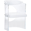 Clear, White