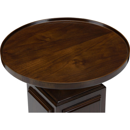 Spot On Table by Wildwood in walnut. Made from wood in a traditional style.
