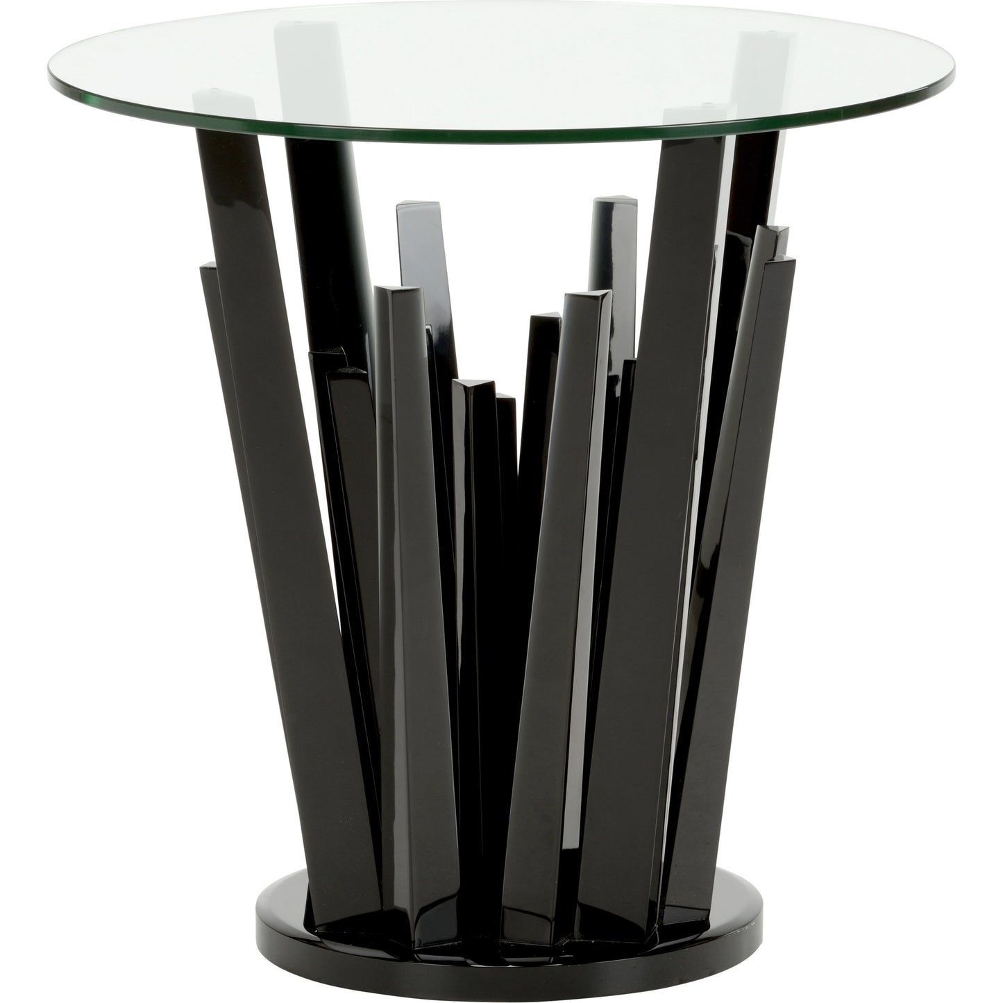 002 SI-2106172 | Primary Silo | Geode End Table by Wildwood. Made from acrylic/glass in a modern style.