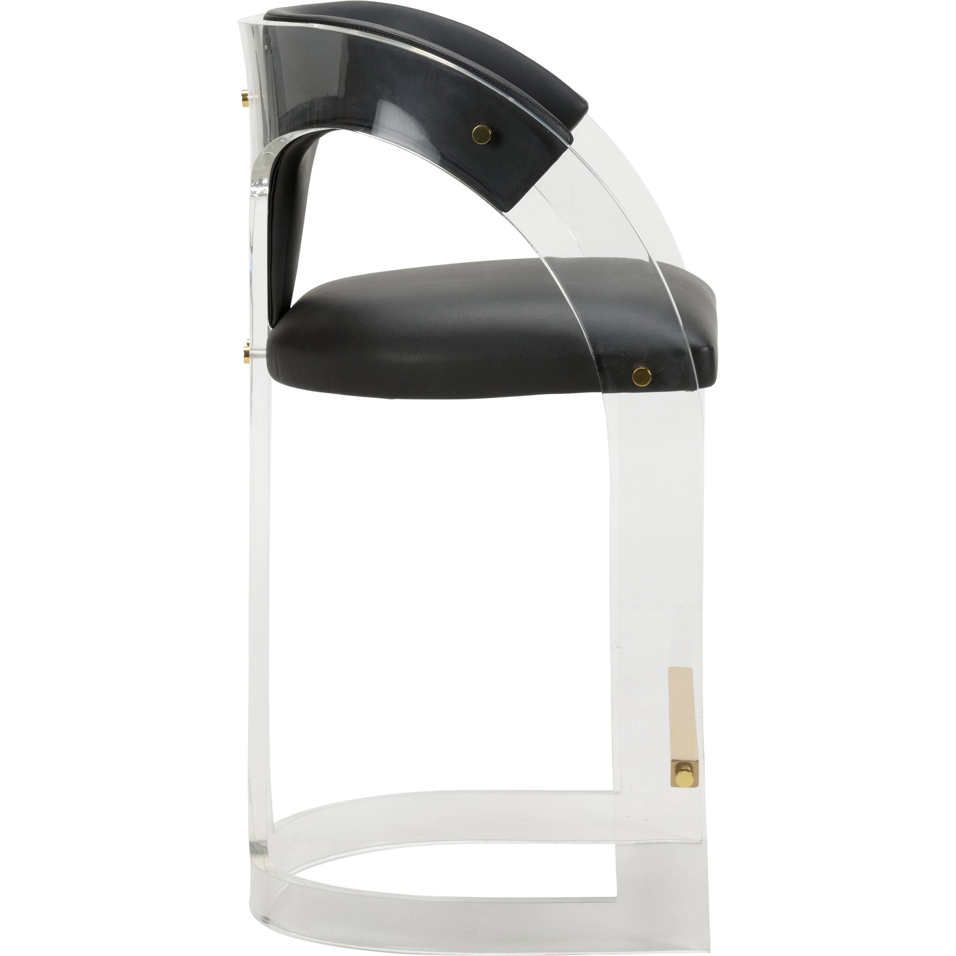 After Midnight Bar Stool by Wildwood in clear, black. Made from unique in a modern style.