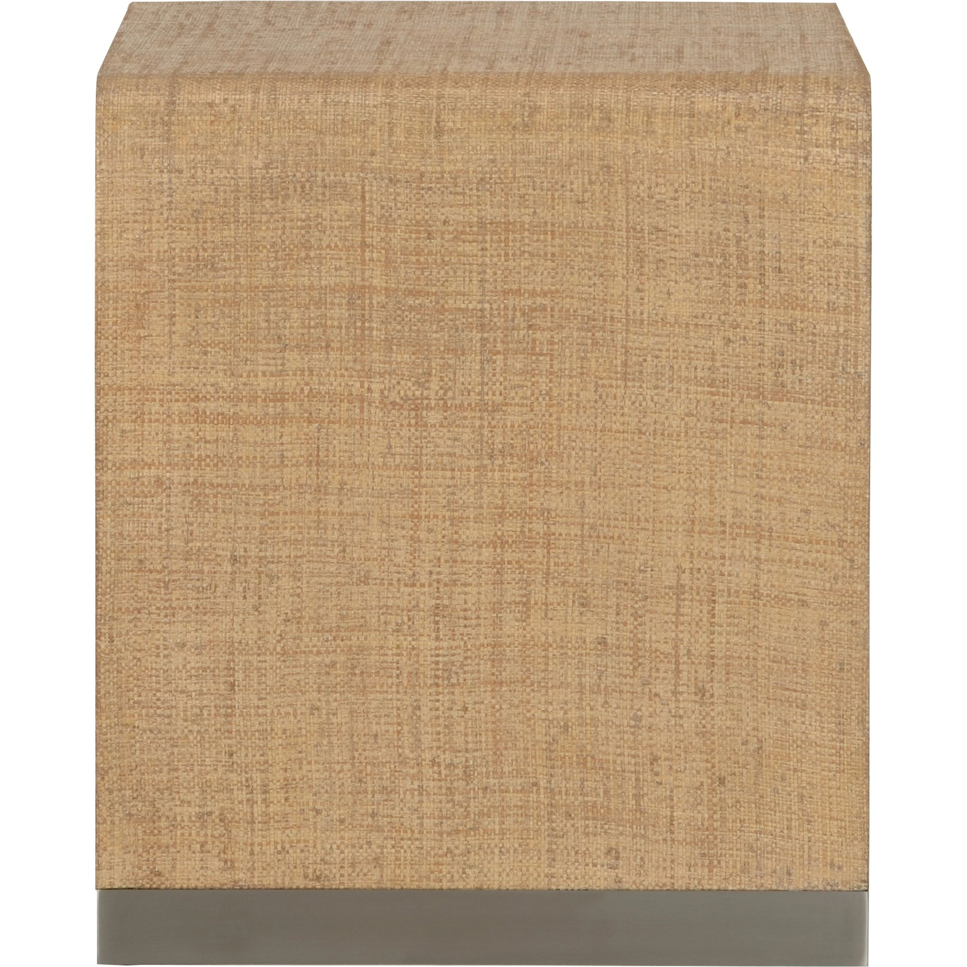 Hera End Table by Wildwood in brown. Made from wood/saguran in a modern style.