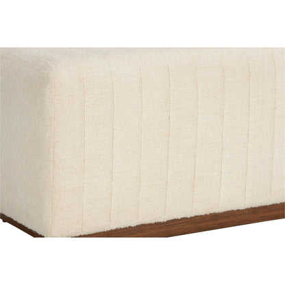 Piano Bench by Wildwood in white, cream and cream. Made from unique in a transitional style.