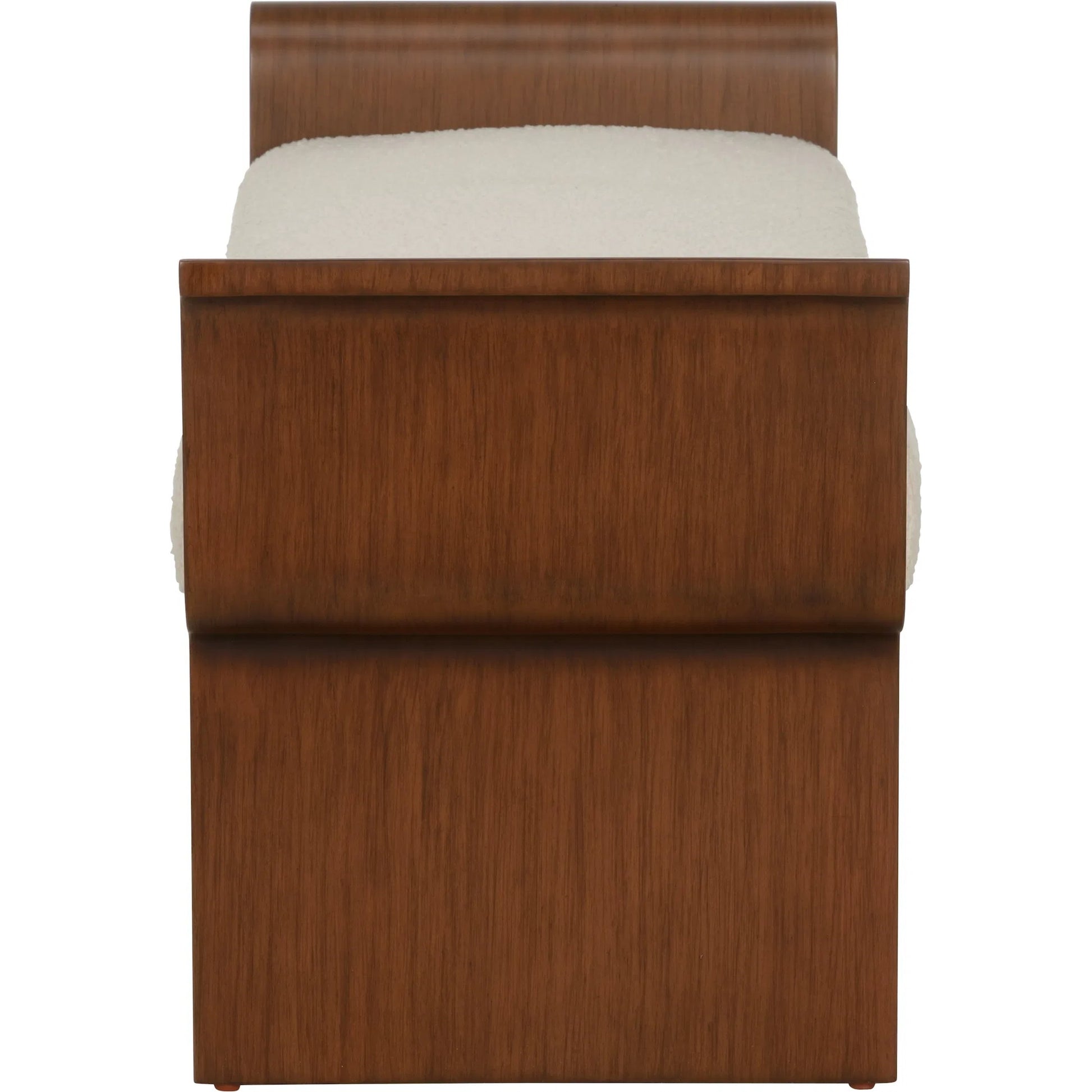 Ando Bench by Wildwood in white, cream and cream. Made from unique in a transitional style.