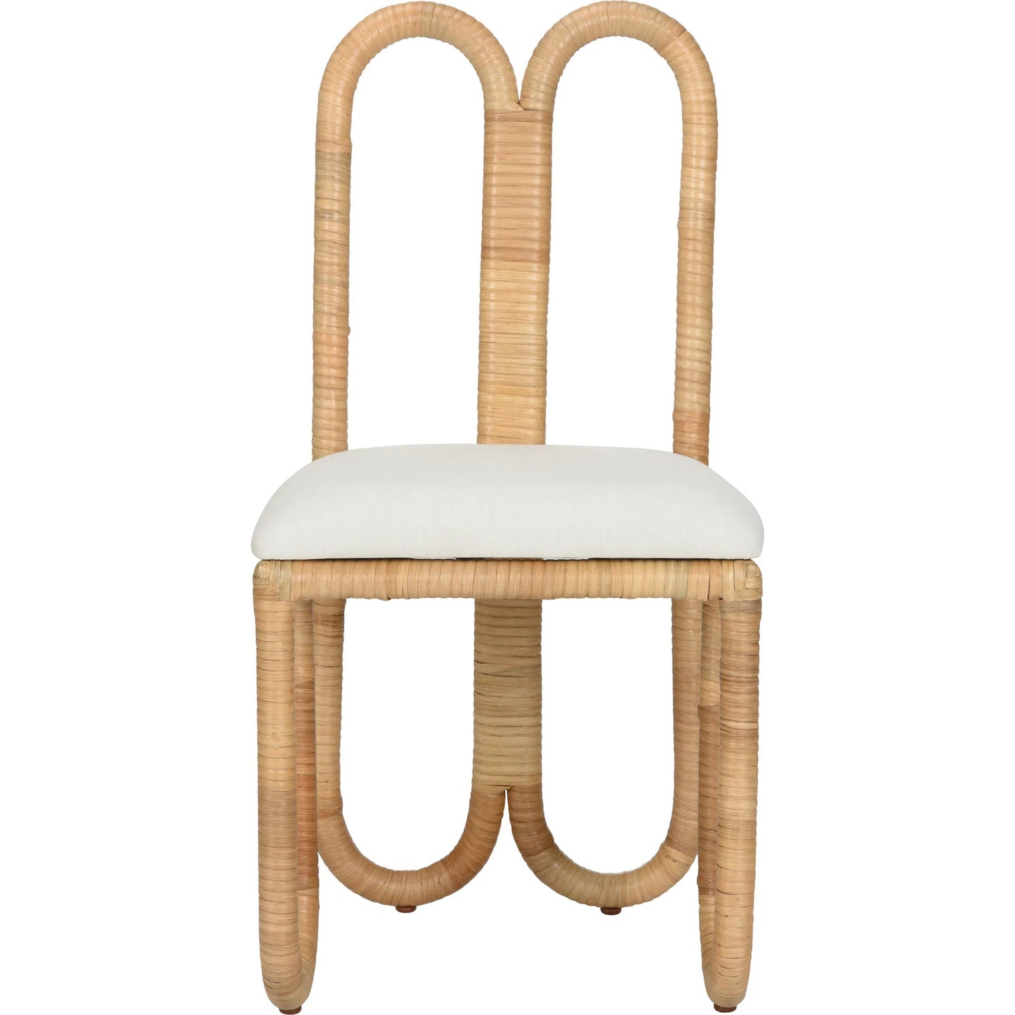 004 SI-2106252 | Additional Silo | Cuixmala Dining Chair by Wildwood in natural, off white. Made from unique in a transitional style.