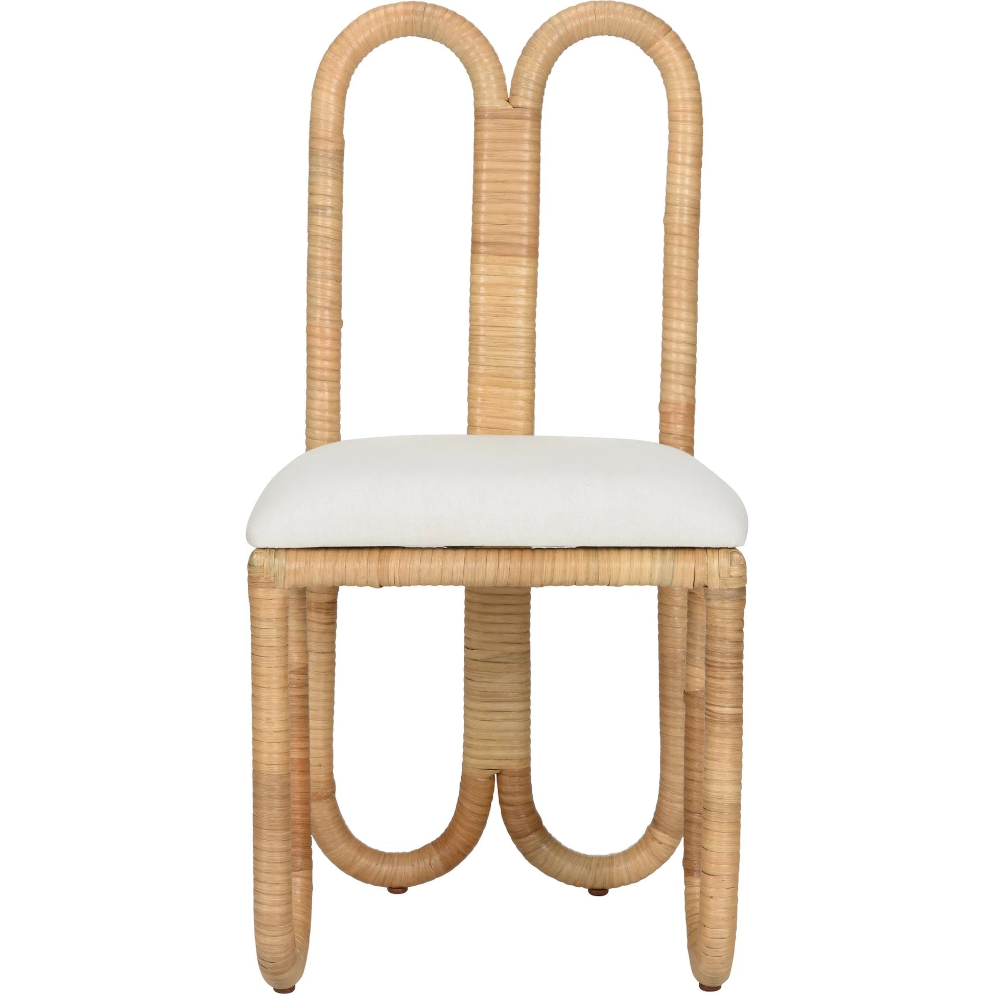 Cuixmala Dining Chair by Wildwood in natural, off white. Made from unique in a transitional style.