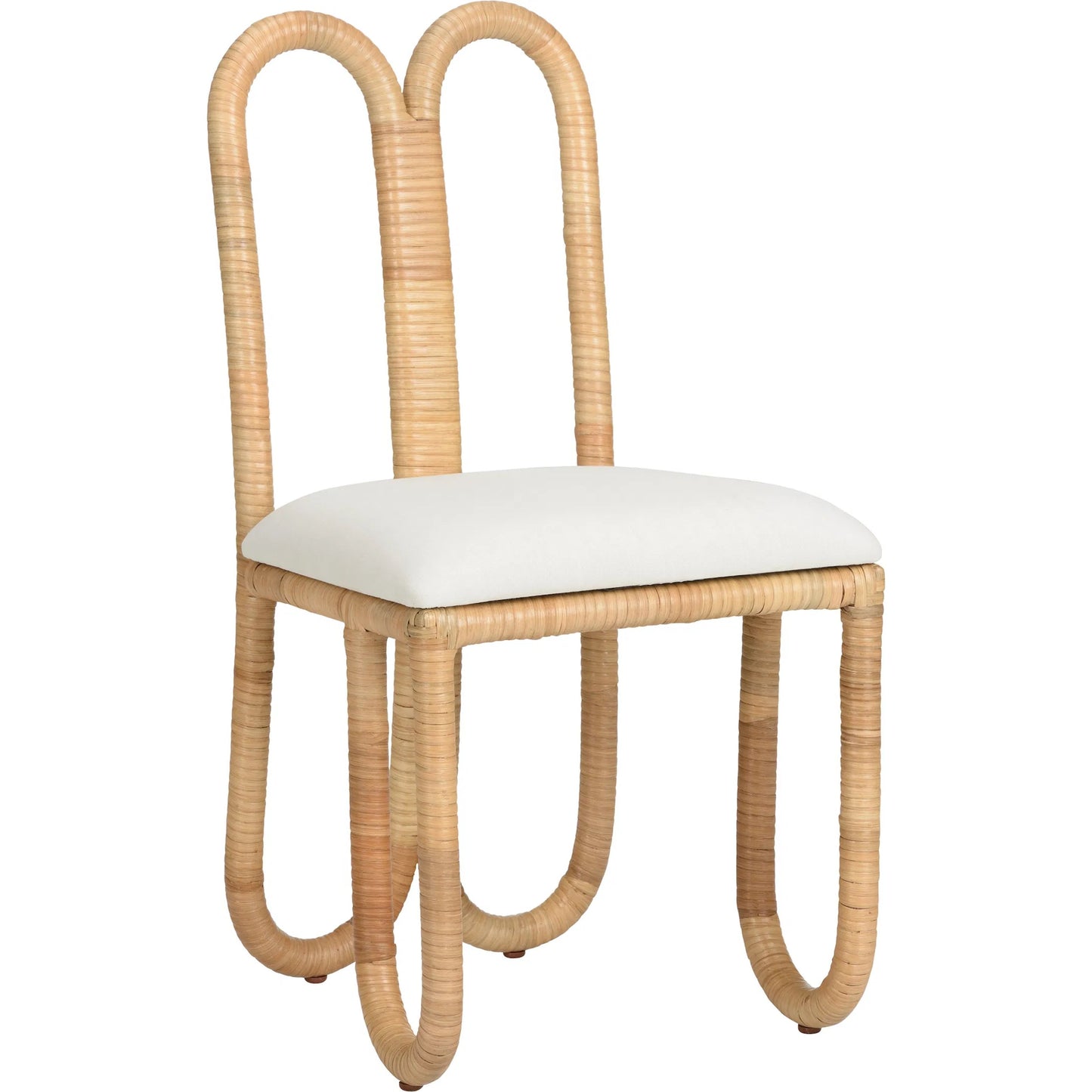 001 SI-2106252 | Primary Silo | Cuixmala Dining Chair by Wildwood in natural, off white. Made from unique in a transitional style.