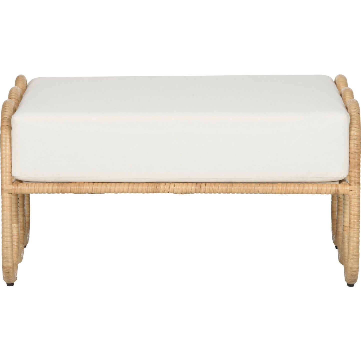 001 SI-2106255 | Additional Silo | Cuixmala Ottoman by Wildwood in natural, off white. Made from unique in a transitional style.