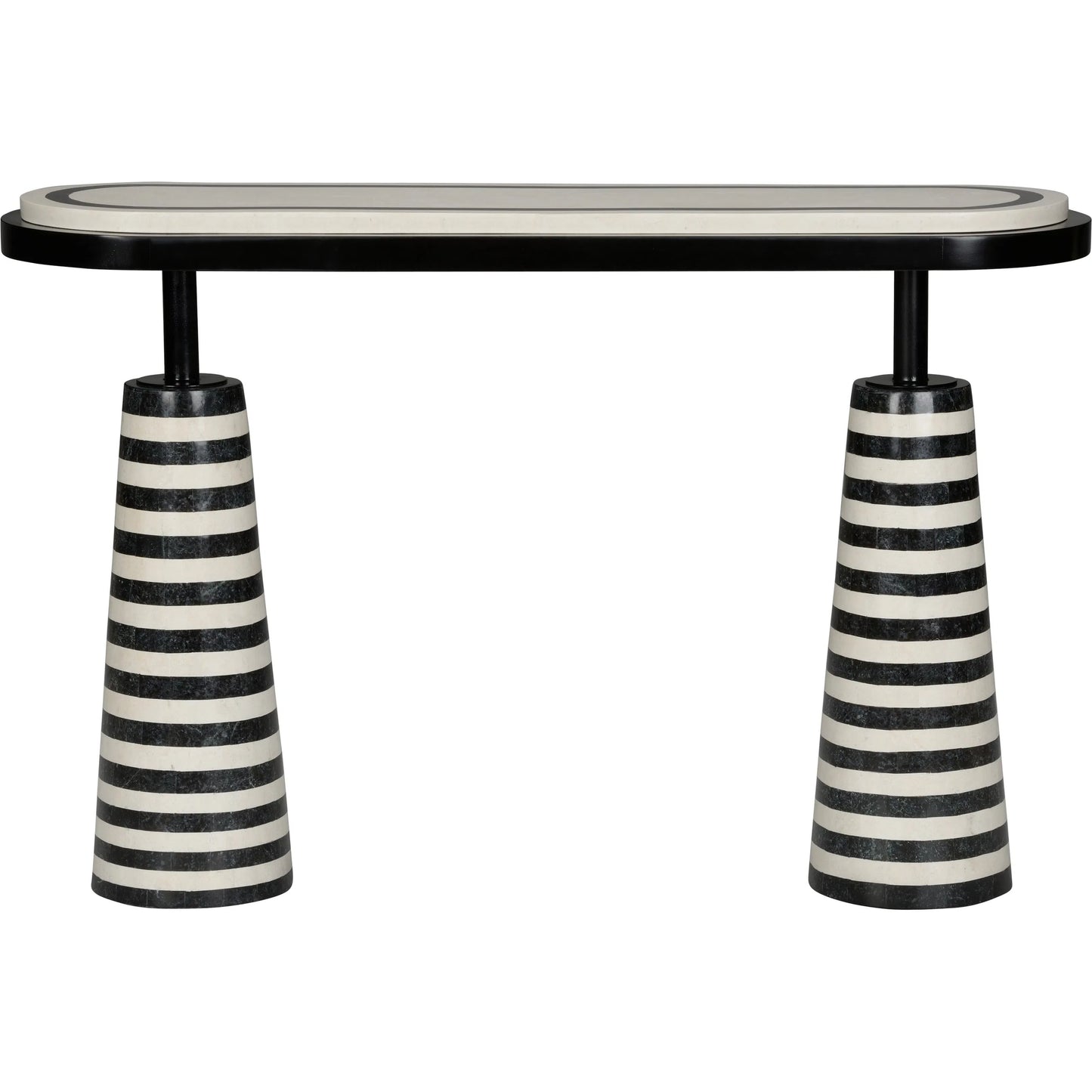 002 SI-2106256 | Additional Silo | Memphis Milano Console by Wildwood in natural black, natural white. Made from unique in a eclectic & global style.