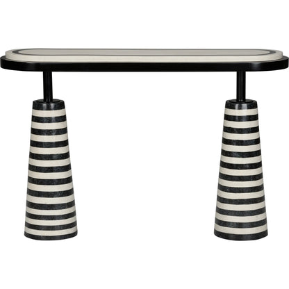 Memphis Milano Console by Wildwood in natural black, natural white. Made from unique in a eclectic & global style.