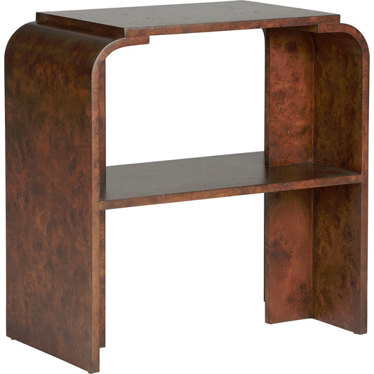 Gion End Table by Wildwood in brown. Made from unique in a unique style.