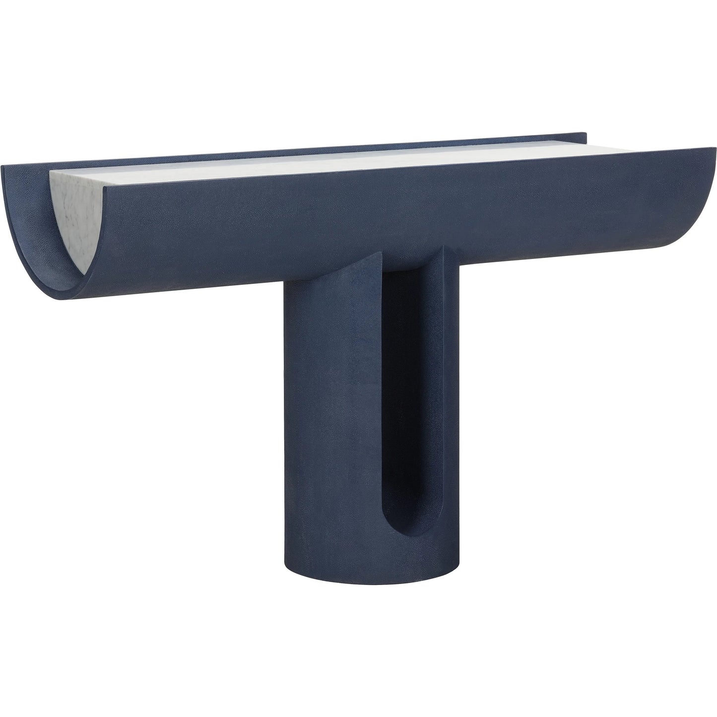 001 SI-2335318 | Primary Silo | Royal Capsule Console by Wildwood in blue and blue, natural white carrera. Made from unique in a modern style.