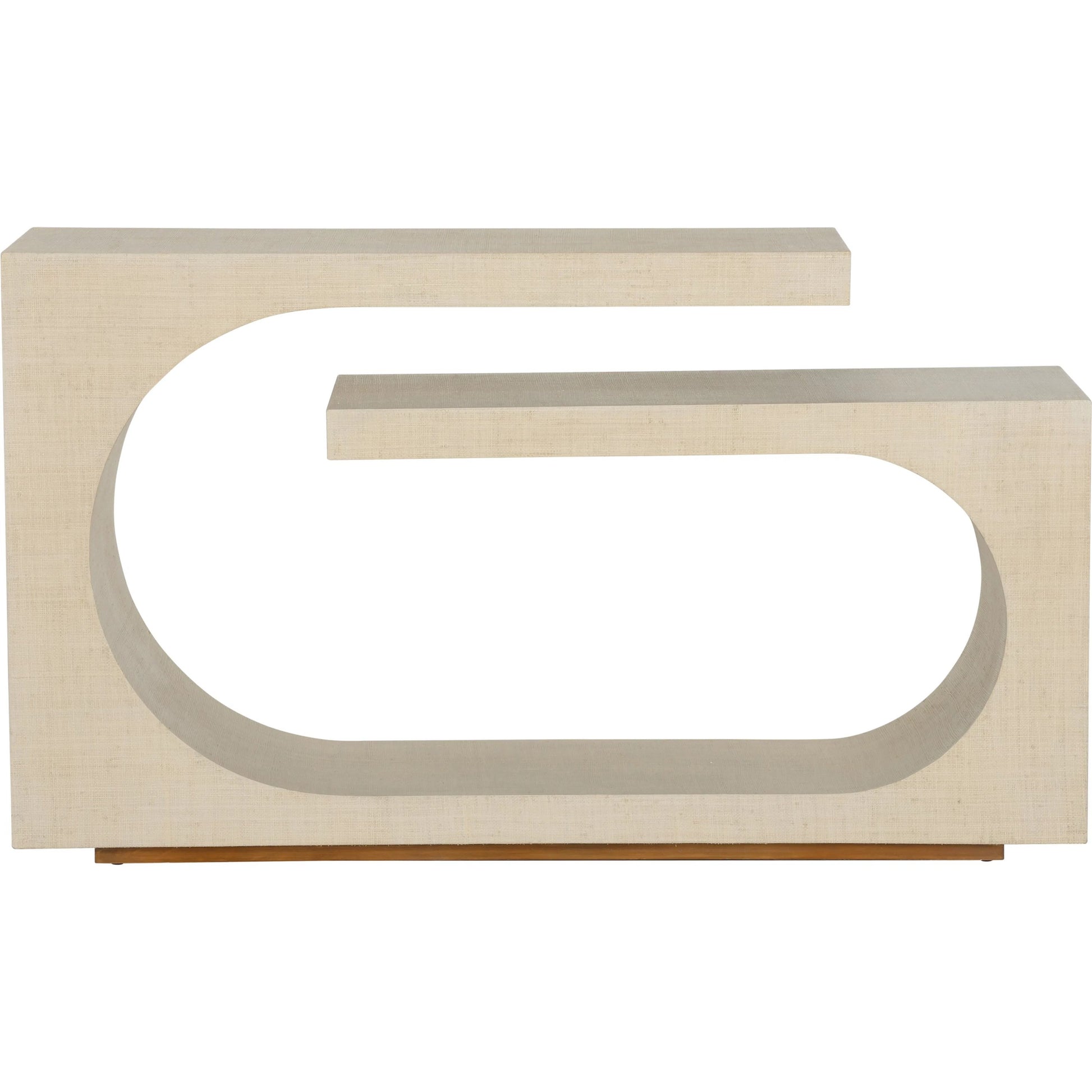 Ocean Drive Console by Wildwood in white, cream and cream. Made from unique in a transitional style.