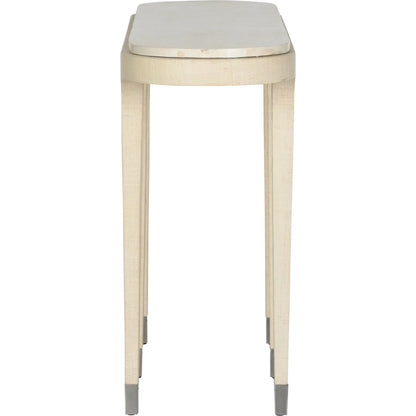 Juno Beach Console Table by Wildwood in white, cream and cream, natural white. Made from unique in a transitional style.