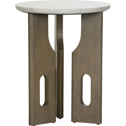 Pablo Drinks Table by Wildwood in white, cream, gray. Made from unique in a unique style.