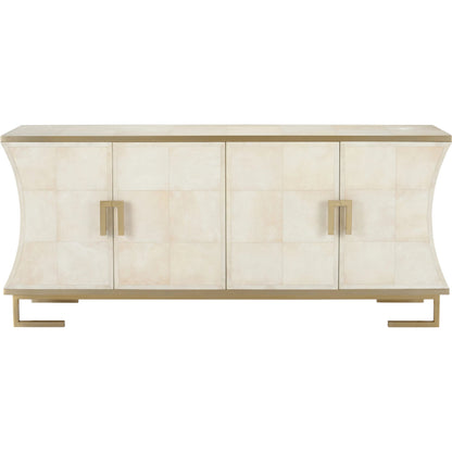 Mikami Cabinet by Wildwood in white, cream and cream. Made from unique in a transitional style.