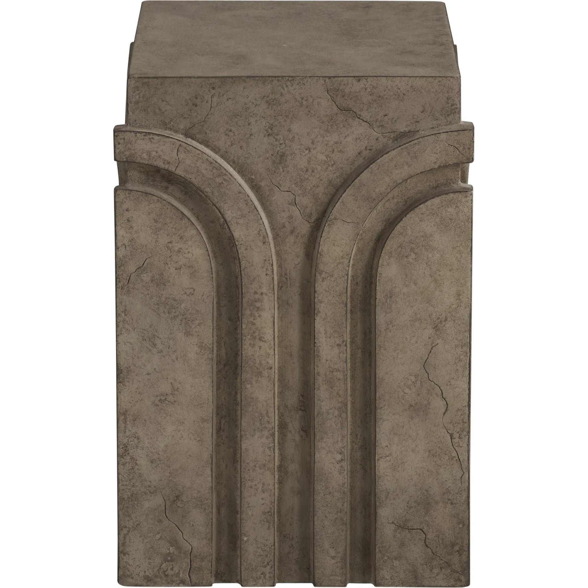 Cassino Accent Table by Wildwood in aged white. Made from unique in a modern style.