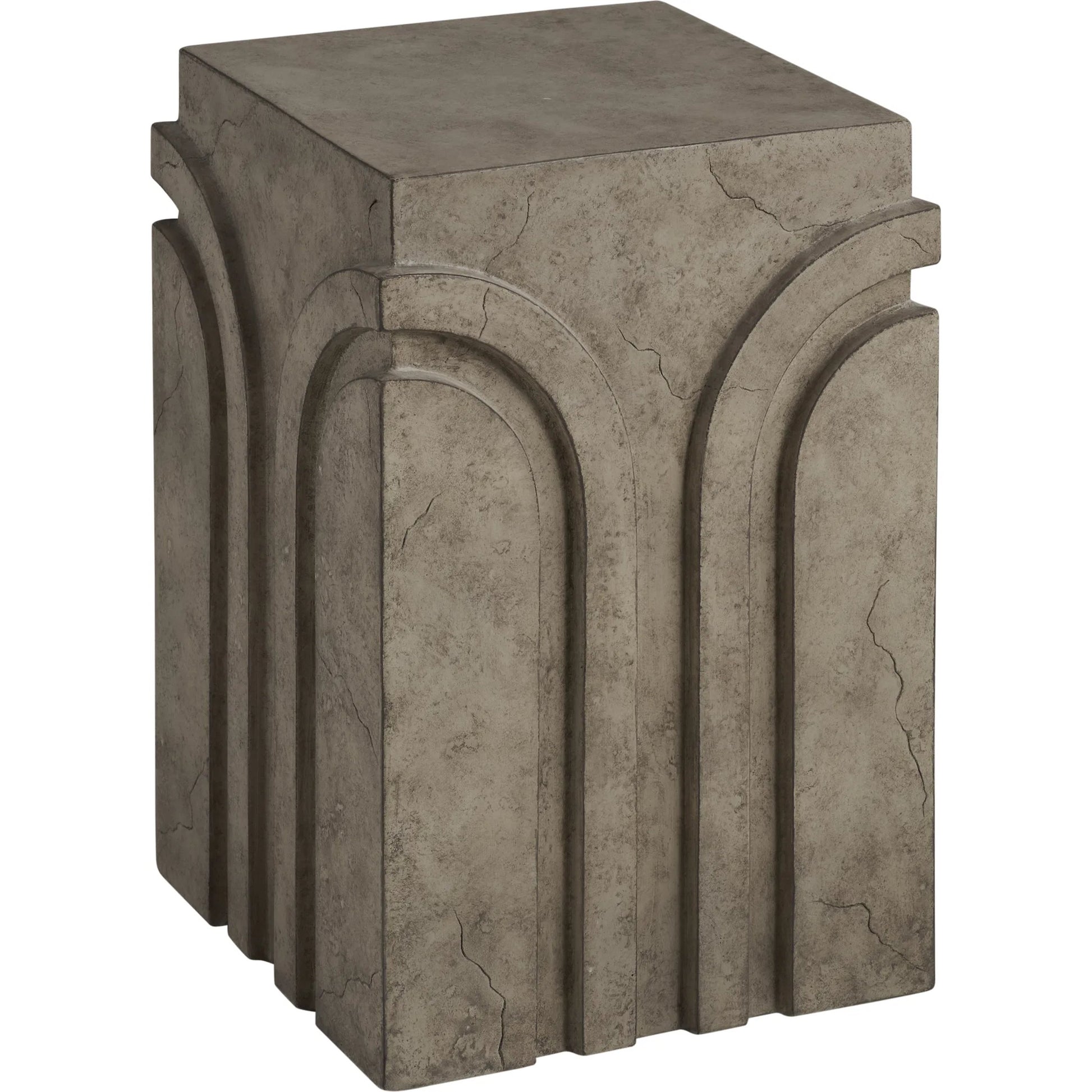 Cassino Accent Table by Wildwood in aged white. Made from unique in a modern style.