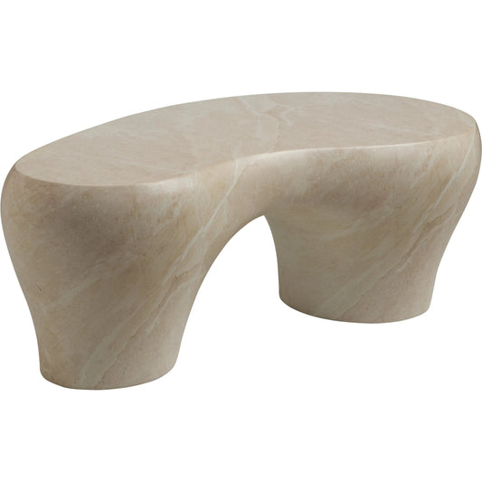 Rena Cocktail Table by Wildwood in natural cream. Made from unique in a unique style.