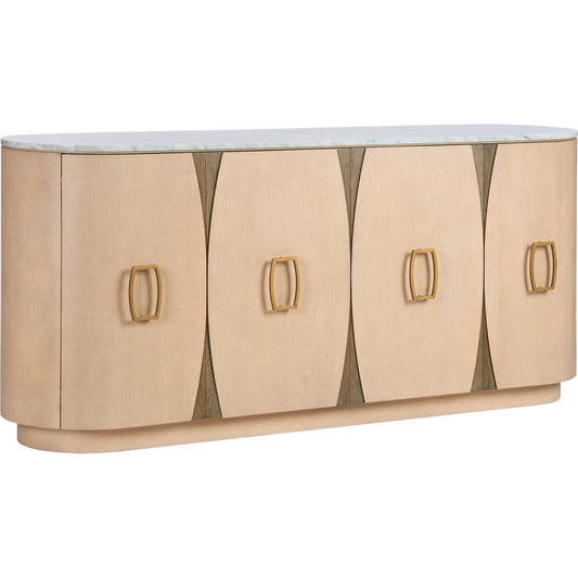 Langley Credenza by Wildwood in oak, natural white. Made from unique in a unique style.