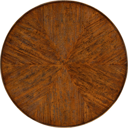 Casual Accents Country Walnut End Table by Jonathan Charles in brown and country farmhouse walnut. Made from acacia in a rustic style.