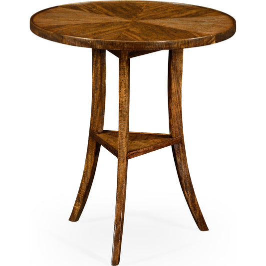 Casual Accents Country Walnut End Table by Jonathan Charles in brown and country farmhouse walnut. Made from acacia in a rustic style.
