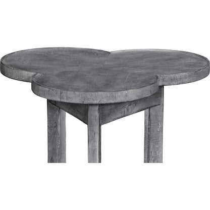 Casual Accents Country Walnut Trefoil Side Table by Jonathan Charles in brown and country farmhouse walnut. Made from acacia in a cottage & farmhouse style.