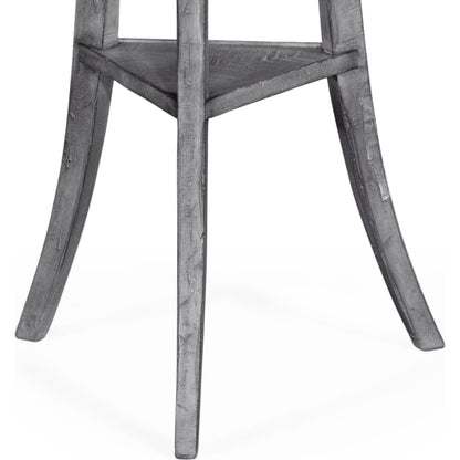 Casual Accents Country Walnut Trefoil Side Table by Jonathan Charles in brown and country farmhouse walnut. Made from acacia in a cottage & farmhouse style.