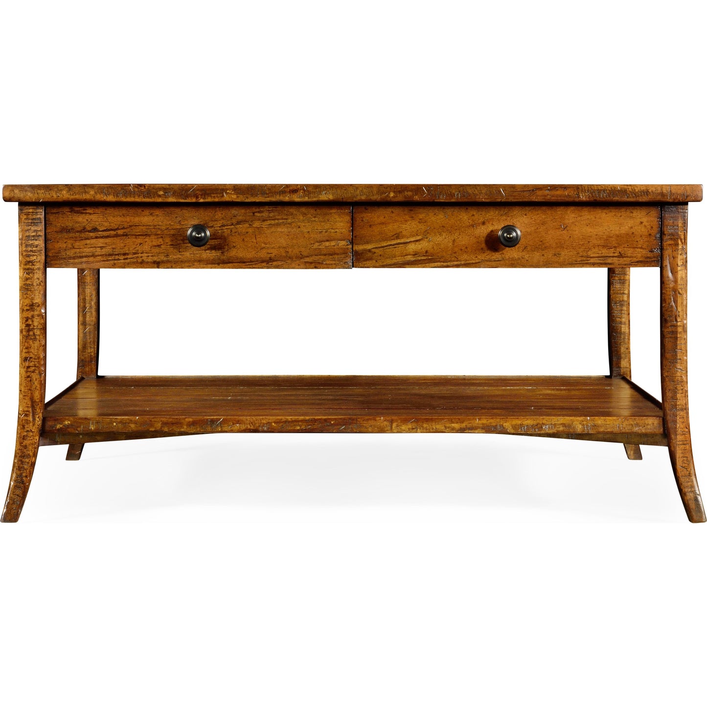 003 SR-846383 | Additional Silo | Casually Country Casually Country Coffee Table by Jonathan Charles in brown and country farmhouse walnut. Made from acacia in a rustic style.