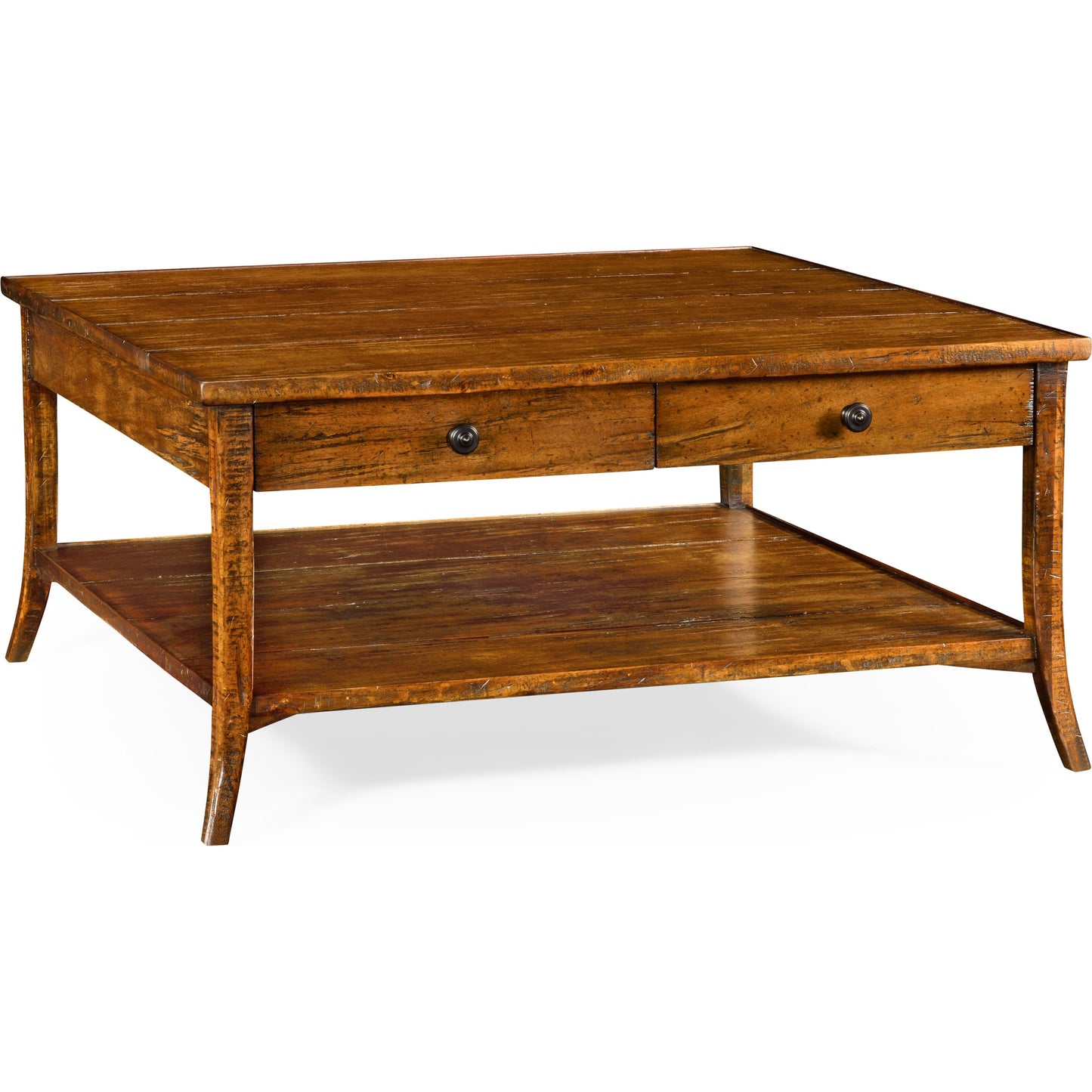 002 SR-846383 | Additional Silo | Casually Country Casually Country Coffee Table by Jonathan Charles in brown and country farmhouse walnut. Made from acacia in a rustic style.