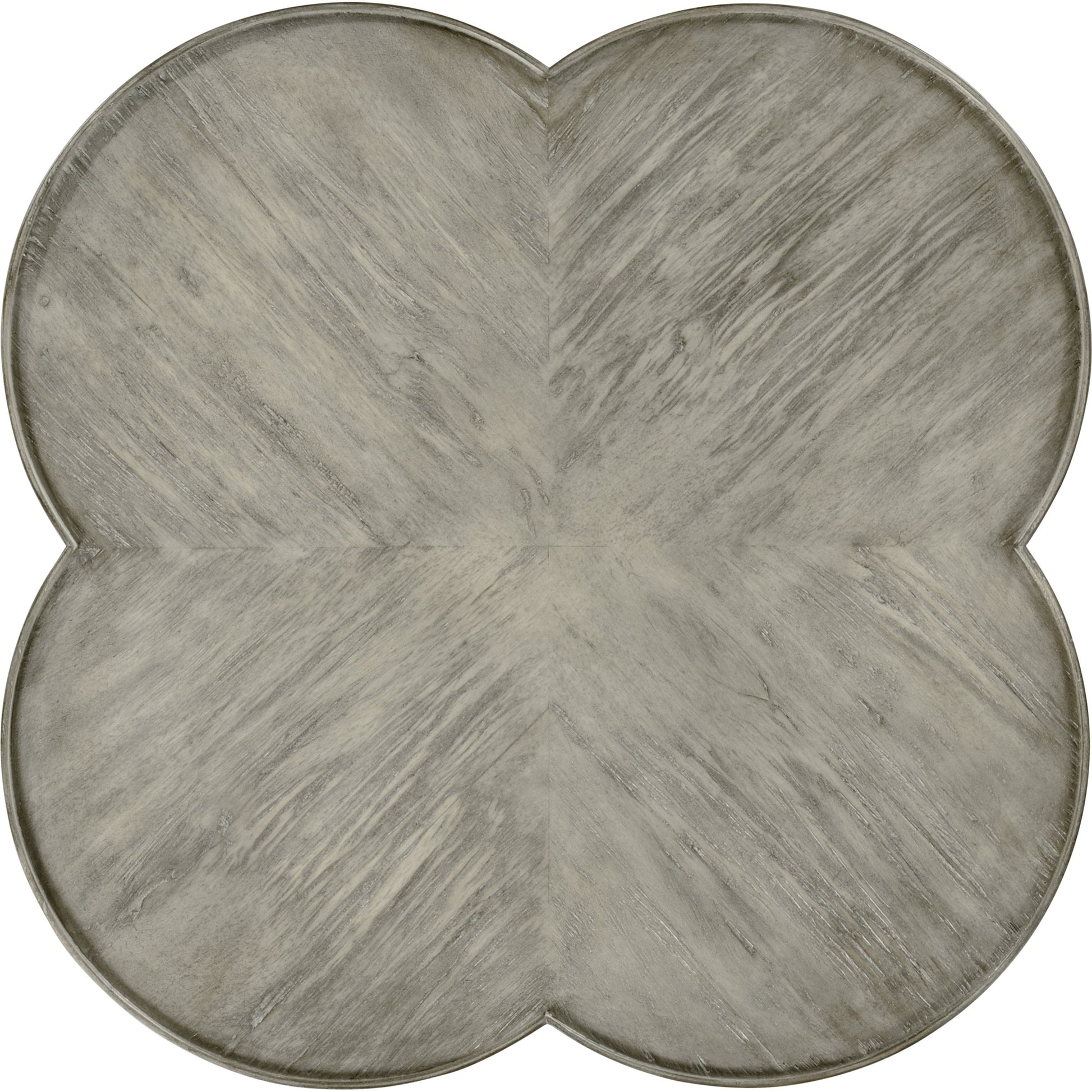 Casual Accents Country Walnut Quatrefoil Accent Table by Jonathan Charles. Made from acacia in a traditional style.